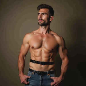 showing off that bulkyjockstrap off bulging trucker