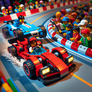 Produce 2 cars racing