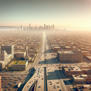 4k quality, drone over the united states capital, in the 1960s,...