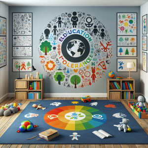 Графические элементы в детской комнате отражают социальные нормы...