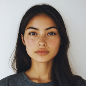 A 19-year-old cute woman of Mexican and Japanese descent from Ca...