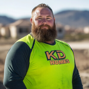 Curtis Kowe at age 40 a bearded building contractor Caucasian ma...