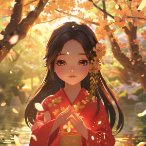 Prompt 1: Human - Young Asian Girl with Healing Powers

Descript...