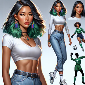 Soccer woman goalkeeper catching the ball vector