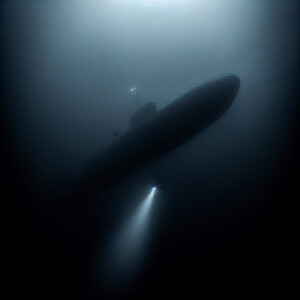 An underwater vehicle called Neptune at a depth of 5 kilometers...