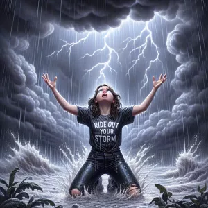 An acrylic oil image of a detailed background. Include in the ba...