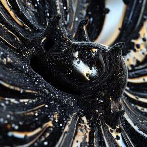 FairyGoth Zeus Fractal ferrofluid