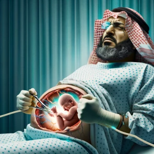 A man who underwent a scientific experiment and is now in his ni...