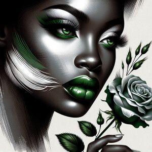 Create a visually engaging design by blending white and differen...
