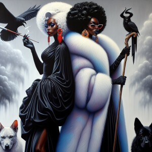 A highly detailed, realistic stylized airbrushed oil painting il...