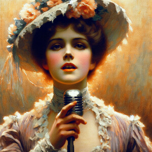 Inspired by the painting Virgil Elliott - The Songstress aka Ann...