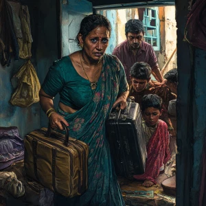 HD digital art , a 54-year-old Gujarati mother who works as hous...