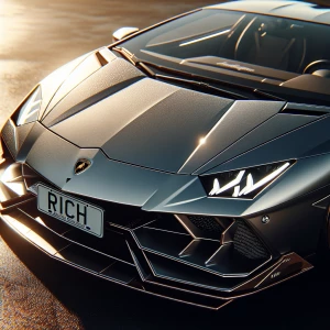 Generate me image of Lamborghini no to much ai generated that lo...