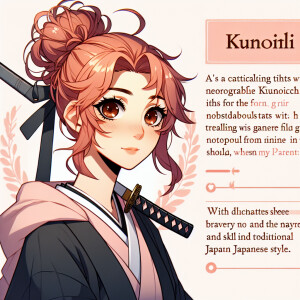 The teenage daughter of Sakura Haruno and Ichigo Kurosaki. Beaut...