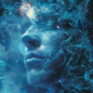 Ultra-realistic, high-definition rendering, double exposure, cin...