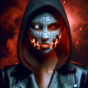Create a ultra-detailed, ultra-realistic image of a woman wearin...