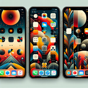 Stwórz tapetę na iPhone 15 Pro Max. Tapeta powinna być dopasowan...