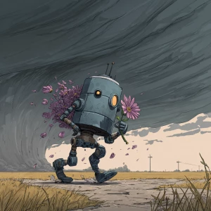 Harsh winds blow, dust clouds rise, and a storm approaches. The...