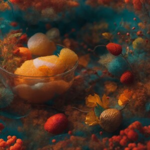 A highly detailed, creative close-up shot with a shallow depth o...