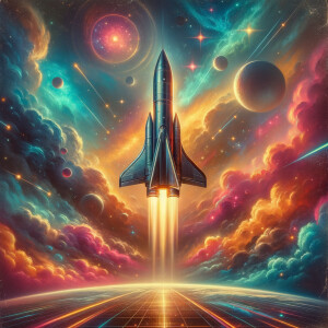 1. "ng 
4. "Retro Space Vibes": A nostalgic nod to vintage space...