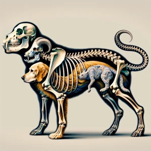 Create an image of an anamorphic creature with the characteristi...