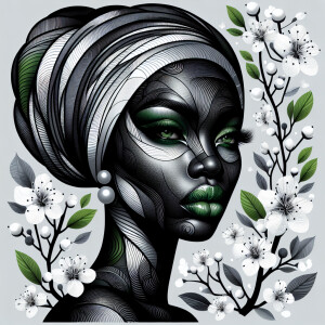 Create a sophisticated and visually captivating image using a mi...