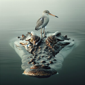 Create a hyperdetailed photorealistic macro image of a crocodile...