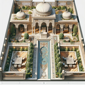 طراحی روف گاردن به سبک کلاسیک لوکس و فاخر،در این روف گاردن باید...