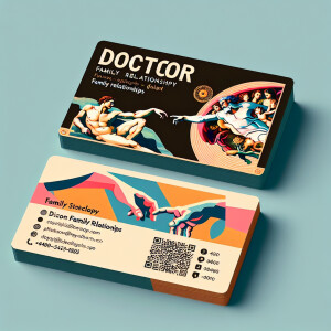Bizcard design for doctor of psychology family relationships.
Do...