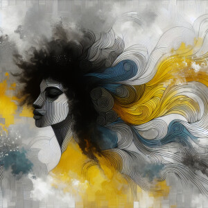 A light, textured mix of white and various shades of gray to add...