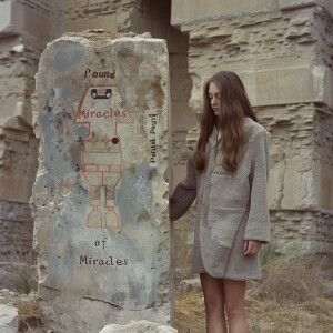 A realistic faded film photograph from 1968 of a beautiful, frec...