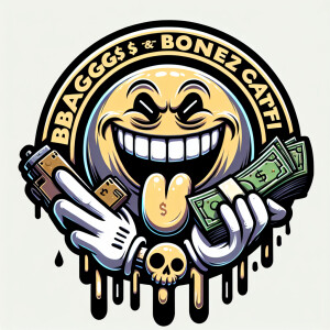 Design a highly intricate and comic like vivid circular logo fea...