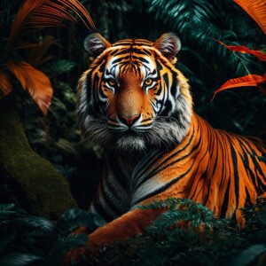 Design a Tigron, a striking combination of a tiger and a dragon,...