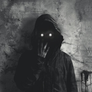 Design a chilling and eerie image that can be used as an Instagr...