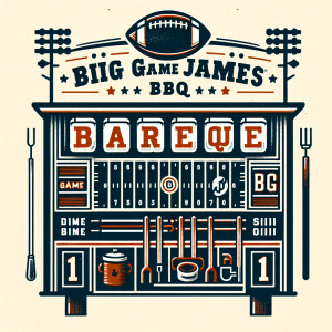 Make a sign that looks like a football score board that says Big...