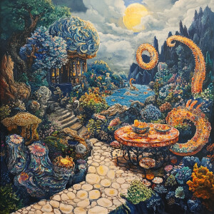 设计一款，低碳高油食物自助西餐