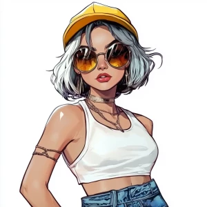 young, rebellious gta-style character. The character should have...