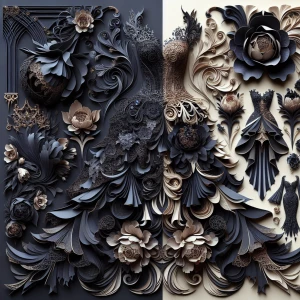 : "A lush, blooming peony with layered petals that curl and over...