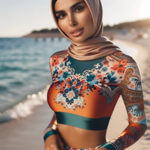 Hijabi in bikini