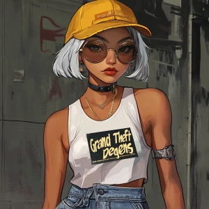 young, rebellious gta-style character. The character should have...
