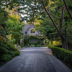 A House driveway