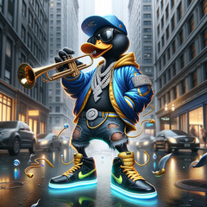 Prompt: Create a digital art portrayal in airbrushed glossy hype...