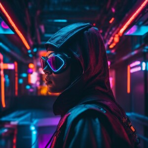 Cyberpunk ninja