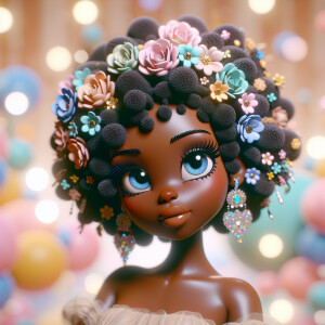 Create an image with a soft pastel-colored background featuring...