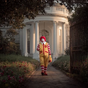 Ronald McDonald in the White House