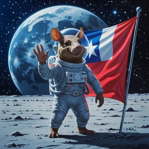 hyperrealism airbrushed acrylic oil HD illustration. a armadillo...