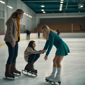 Refine the prompt to: "Depict a scene where a 30-year-old Irish...