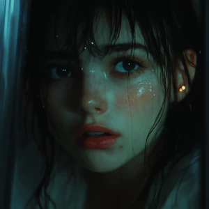 sad music cover, aesthetic