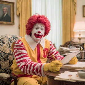 Ronald McDonald in the White House