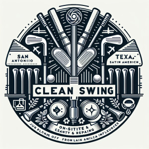 Design a sleek and recognizable logo for 'Clean Swing', a compan...